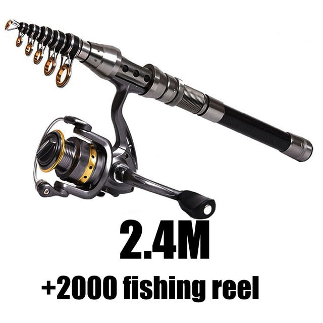1.5M-2.4M Telescopic Fishing Rods